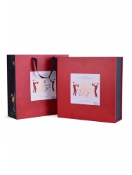 紅色高檔雙酒杯禮盒