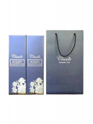 藍(lán)色簡易雙支禮盒