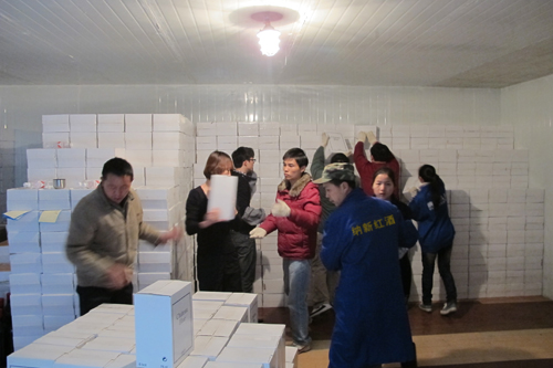 西班牙紅酒入庫(kù)