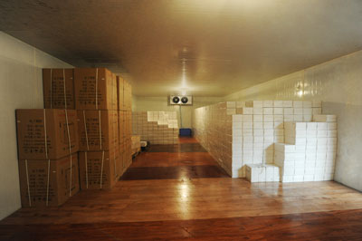 納新恒溫倉庫內(nèi)部場景